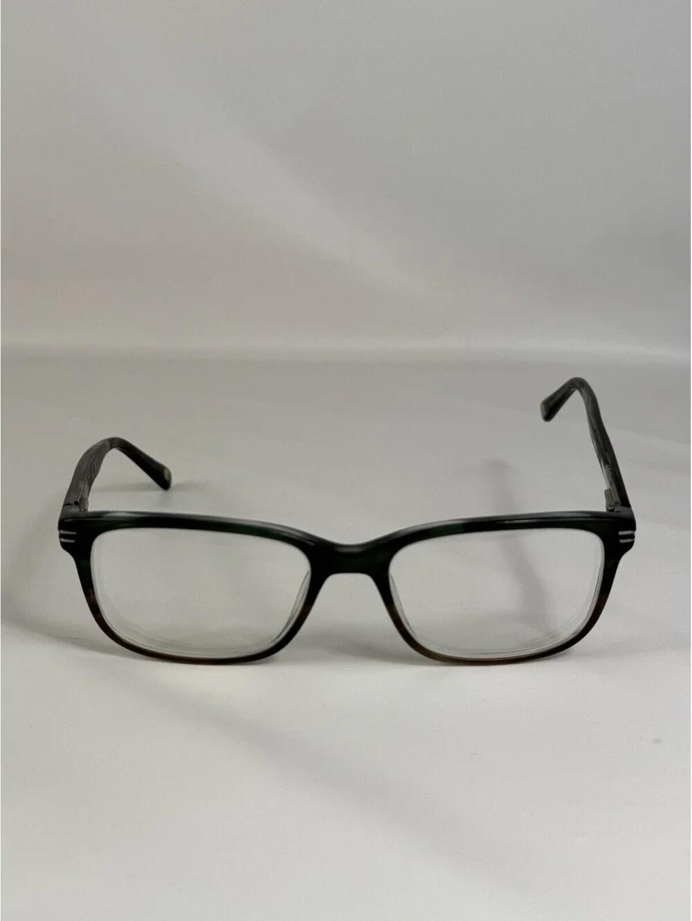 Marchon NYC 53:17 140 Black / Green Mens Eye Glasses Frames Only